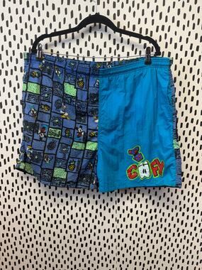 Vintage 90s Mickey unlimited Disney Shorts large goofy Hawaii theme